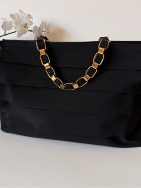 Salvatore Ferragamo Vara Grosgrain Chain Tote Travel Bag /Crossbody /Auth 💐✨💕